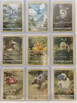 Pokemon Crown Zenith Galarian Gallery GG26-GG34 Complete 9 Card Set NM Pikachu - Image 1