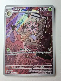 Pokemon - Lileep - 145/142 - Stellar Crown - Illustration Rare - NM - Image 2