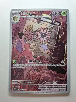 Pokemon - Lileep - 145/142 - Stellar Crown - Illustration Rare - NM - Image 3