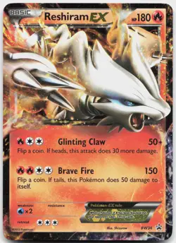Reshiram EX BW36 Holo Promo Black And White Promo Pokemon Holo Lightly Played - Image 1