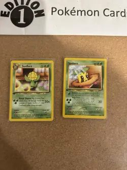 Sunflora + Sunkern 1st Edition Pokemon Card Lot Vintage WOTC - Image 1