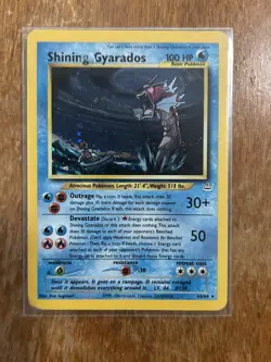 Pokemon TCG Shining Gyarados Neo Revelation 65/64 Secret Rare HOLO - Image 1