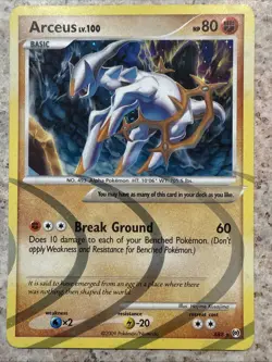 Arceus (AR8) AR8 Holo Holo Rare Arceus Pokemon NM-LP - Image 1