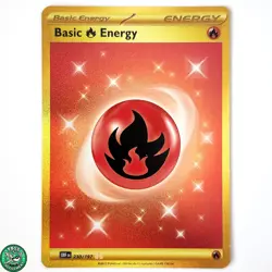 Pokemon TCG Basic Fire Energy 230 Obsidian Flames Hyper Rare NM Near Mint - Image 1