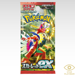 1 Pack Scarlet ex Booster sv1S (5cards) Japanese Pokemon Card - Sealed - Image 1