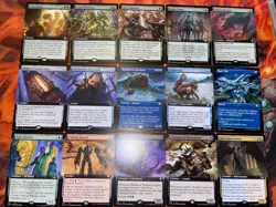MTG Rare Lot X15 Borderless Art- Magic The Gathering Full Art Lot Mint TCG Cards - Image 1