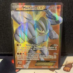 Machamp EX - 90/98 - Pokemon Ancient Origins XY Full Art Ultra Rare Card LP - Image 1
