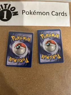 Seaking + Goldeen 1st Edition Pokemon Card Lot Vintage WOTC - Image 2