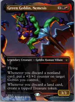 GREEN GOBLIN, NEMESIS (BORDERLESS) 23 MARVEL'S SPIDER-MAN: MTG NM/M Legal - Image 1