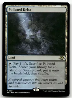 Polluted Delta #224 (Foil) (NM) Modern Horizons 3 MH3 Magic MTG - Image 1