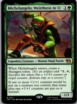 Michelangelo, Weirdness to 11 0121 Teenage Mutant Ninja The Gathering LP - Image 1