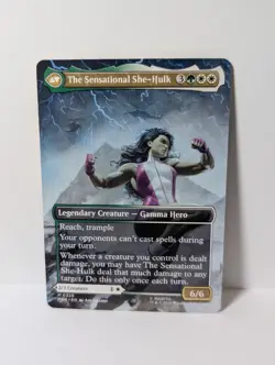 Jennifer Walters - Borderless (0328) - Marvel MSH - NM - MTG Mythic Flip - Image 2