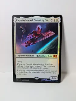 Captain Marvel, Shooting Star - FOIL - Marvel MSH - NM - MTG - Image 1