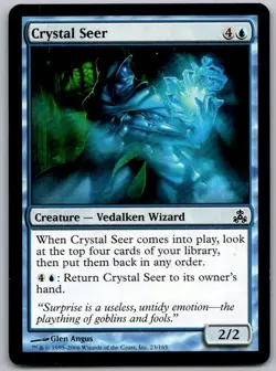 Crystal Seer 23 Common Guildpact Magic: The Gathering Lightly Played - Image 1