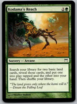 Kodama's Reach 225 Common Champions of Kamigawa Magic: The Gathering LP - Image 1