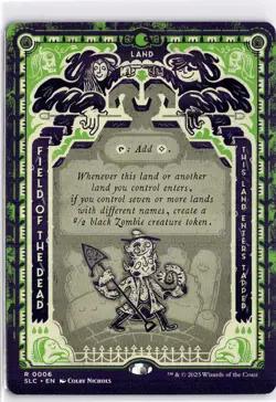 MTG Secret Lair Non-Foil Field of the Dead 06 SLC R NM Encyclopedia - Image 1