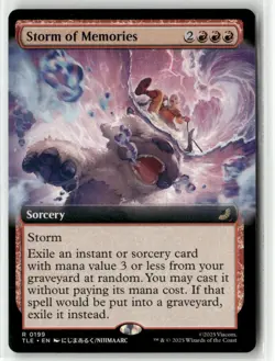 MTG Storm of Memories 0199 Regular (Extended Art) Avatar: Eternal-Legal TLE NM - Image 1