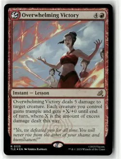 MTG Overwhelming Victory 0123 Foil Avatar: Eternal-Legal TLE NM - Image 1