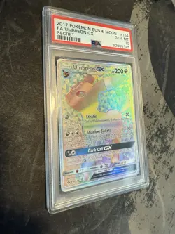 SM Base Set #154/149 Umbreon GX Secret Card PSA 10 - Image 1