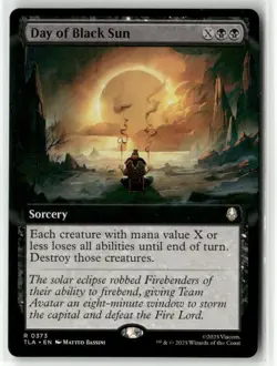 MTG Day of Black Sun 0373 Regular (Extended Art) Avatar TLA NM - Image 1