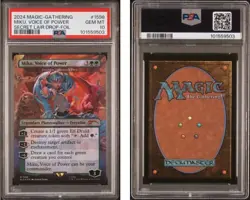 MTG PSA 10 Hatsune Miku, Voice of Power 1598 Freyalise, Llanowar's Fury SecretLD - Image 1