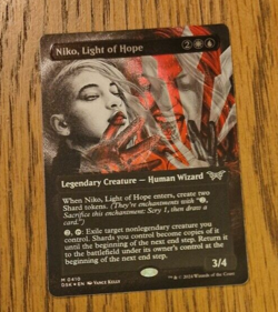 MTG Niko, Light of Hope 410 SHOWCASE TEXTURED FOIL Duskmourn - NM - Image 1