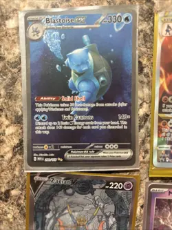 Blastoise ex 200/165 Sv: Scarlet & Violet 151 Holo With Other Rare Cards. - Image 2