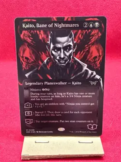 MTG Kaito, Bane of Nightmares (V.3) Textured Foil - Duskmourn - NM - Image 1