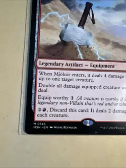 MTG Mjolnir, Hammer of Thor MSH 0146 M NM Regular - Image 3