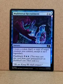 MTG Marvel Super Heroes-Commander-Multiversal Recruitment-0629-FOIL - Image 1