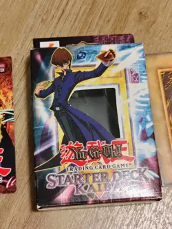 Vintage Yugioh StarterDeck Kaiba Empty Box Only No Cards Konami 1996(Damaged) - Image 1