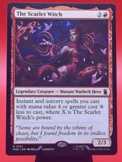 The Scarlet Witch Marvel Super Heroes Magic The Gathering MTG TCG CCG - Image 1
