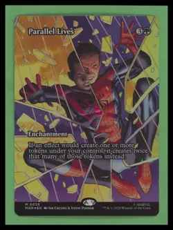 Parallel Lives - Borderless FOIL - Marvel Universe Eternal - NM - MTG - Image 1