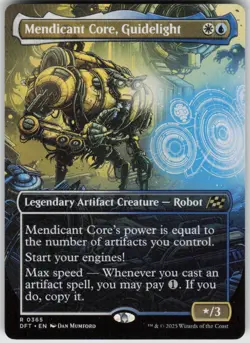 Mendicant Core, Guidelight (Borderless) 365 Aetherdrift Magic: The Gathering LP - Image 1
