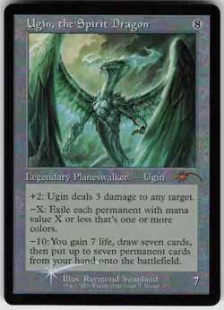 Ugin, the Spirit Dragon (Retro Frame) MagicFest Cards Magic Foil NM - Image 1