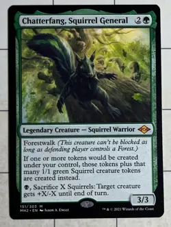 MTG Chatterfang, Squirrel General - Modern Horizons 2 Green #151 NM - Image 1