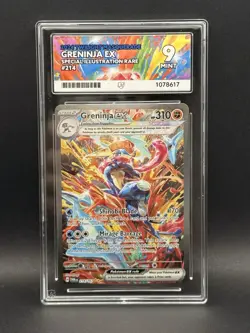 Pokemon TCG Twilight Masquerade Greninja EX 214/167 Ace 9 - Image 1