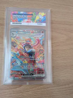 Pokemon TCG Twilight Masquerade Greninja EX 214/167 Ace 9 - Image 1
