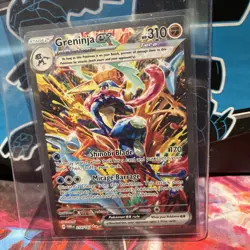 Pokemon Cards Greninja ex 214/167 Twilight Masquerade NM - Image 1