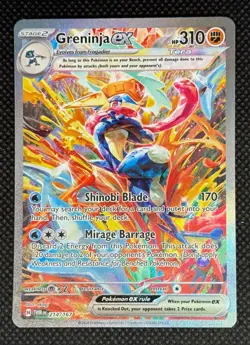 Greninja EX Special Illustration Card 214/167 - Pokemon TCG Twilight Masquerade - Image 1