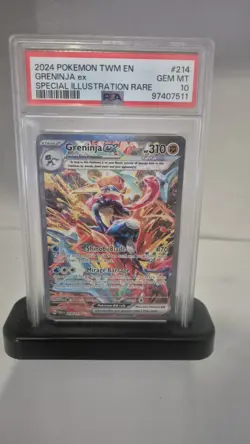 pokemon twilight masquerade greninja ex 214/167 Psa 10 - Image 1