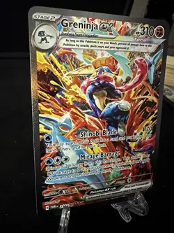 Greninja ex 214/167 Twilight Masquerade Special Illustration NM Pokemon Card - Image 2