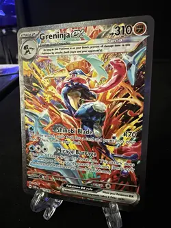 Greninja ex 214/167 Twilight Masquerade Special Illustration NM Pokemon Card - Image 3