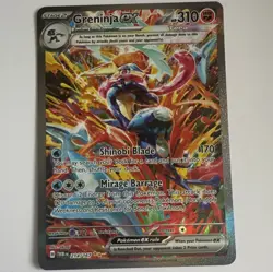 Pokemon TCG Twilight Masquerade Greninja ex 214/167 SIR Holo English 310HP - Image 1