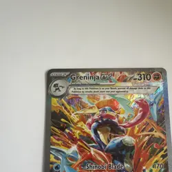 Pokemon TCG Twilight Masquerade Greninja ex 214/167 SIR Holo English 310HP - Image 3