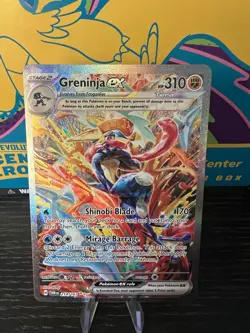 Pokemon TCG Twilight Masquerade Greninja EX 214/167 SIR - Image 1