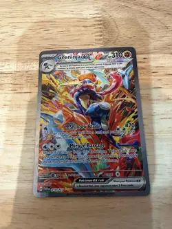 Pokemon TCG Greninja EX 214/167 Twilight Masquerade Full Art Card See Pics ! - Image 1