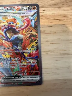 Pokemon TCG Greninja EX 214/167 Twilight Masquerade Full Art Card See Pics ! - Image 3
