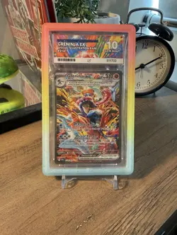 Pokemon TCG Twilight Masquerade Greninja EX 214/167 Ace 10 + Grail guard - Image 1