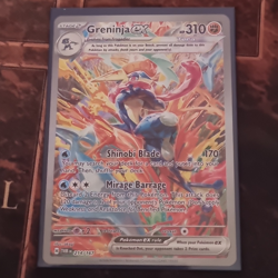 The Pokemon Company Greninja ex 214/167 Twilight Masquerade SIR Full Art Holo - Image 1